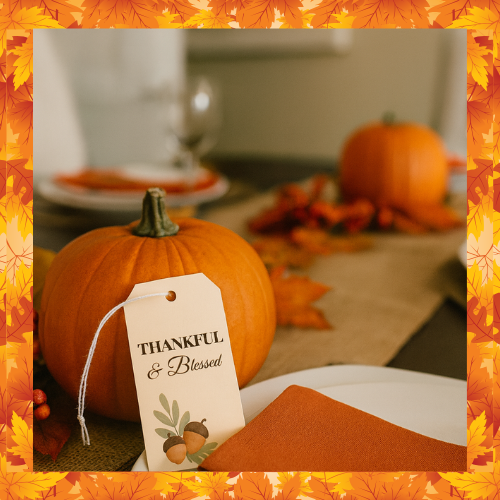 How to Infuse a Little Faith Into Your Fall Holidays | Christian Fall Gift Tags
